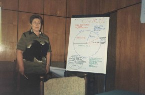 Зоя Никифоровна Вазина на семинаре по информированности, сентябрь 2003 г.